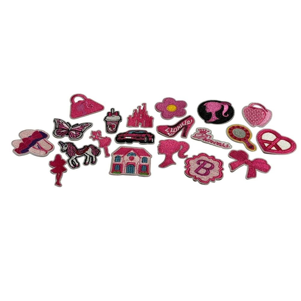 20pc Barbie Princess Embroidered Iron On Patches Set Girl DIY Decor. 356C1